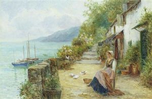 A Devonshire Fisherman's Daughter by Ernest Walbourn