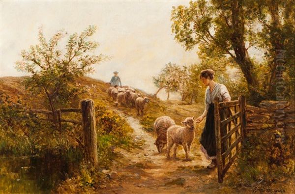 Shepherds And Sheep - view 1