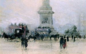 Trafalgar Square, London by William Walcot