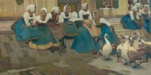 The Gossips by Harry Mills Walcott