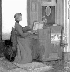 The Organist by Harry Mills Walcott