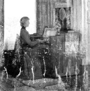 At The Piano by Harry Mills Walcott
