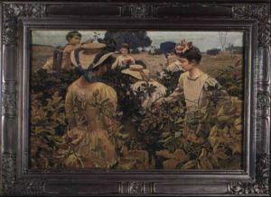 Picking Blackberries: The Blackberry Patch by Harry Mills Walcott