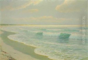 Quiet Sea Coming To Hawaiian Shore by Lionel Walden