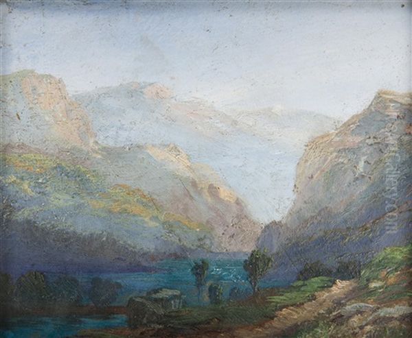 Lake In The Mountains - view 1