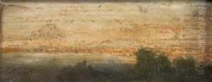 Landscape At Sunset by Anton Waldhauser