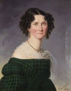 Damenportrat by Ferdinand Waldmueller