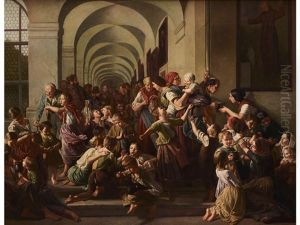 Die Klostersuppe by Ferdinand Georg Waldmueller