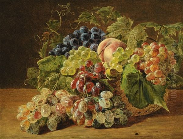Still Life With Peaches And Grapes - view 1