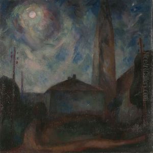 Obertraubing In Oberbayern by Heinrich Waldmuller