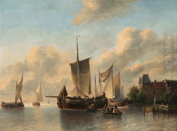 Ships In A Harbour - view 1