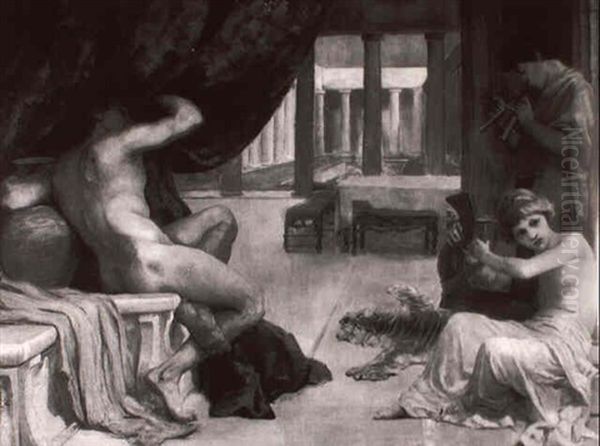 La Lecon De Musique Dans La Villa Romaine - view 1