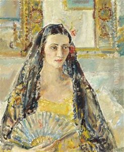 Lady With A Fan