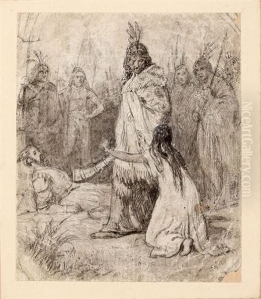 Pocahontas Interceding For Captain Smith's Life - view 1