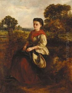 A Country Beauty by Frederic Walker