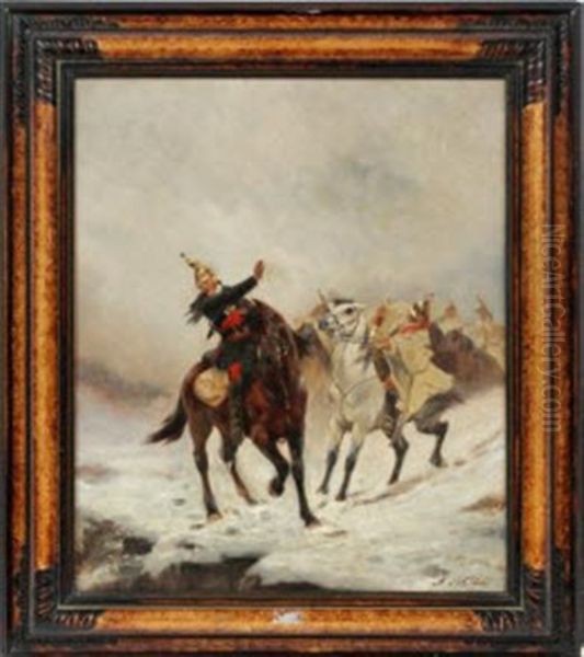 French Dragoon Fighting - view 1