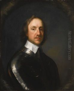 Portrait Of Oliver Cromwell (1599-1658), Lord Protector Of England