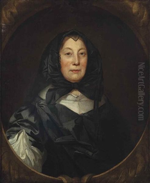 Portrait Of Elizabeth Cromwell, Half-length, In A Black Dress - view 1