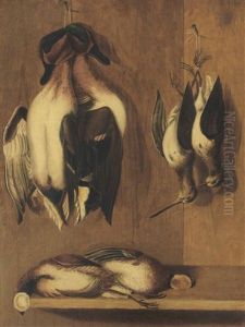 Ducks, Bobwhites And Woodcocks by William Aiken Walker