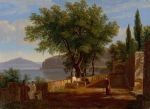 Terrasse Des Kapuzinerkosters Sant"agnello Bei Sorrent