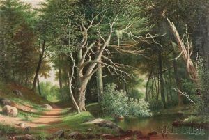 A Forest Pool by William Allen Wall