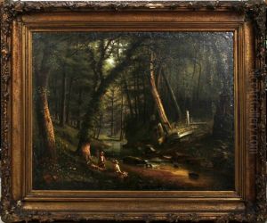 Forest Landscape by William Coventry Wall
