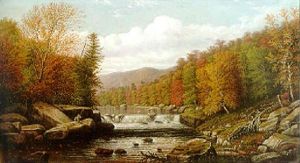 The Falls In Autumn - Pennsylvania