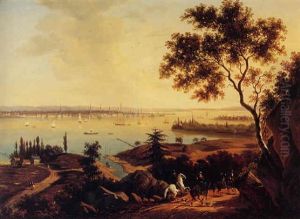 New York As Seen From Weehawk by William Guy Wall