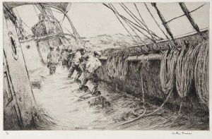 Making Sail by Arthur John Trevor Briscoe