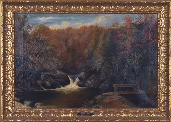 Landscape With Stream And Waterfall - view 1