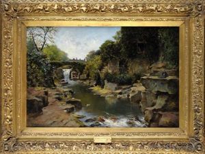 Waterfall Jesmond Dene by John Wallace