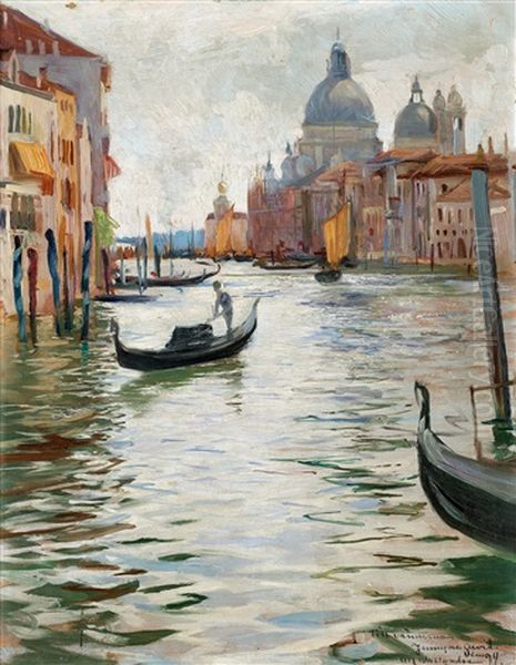 Venetianskt Kanalmotiv - view 1