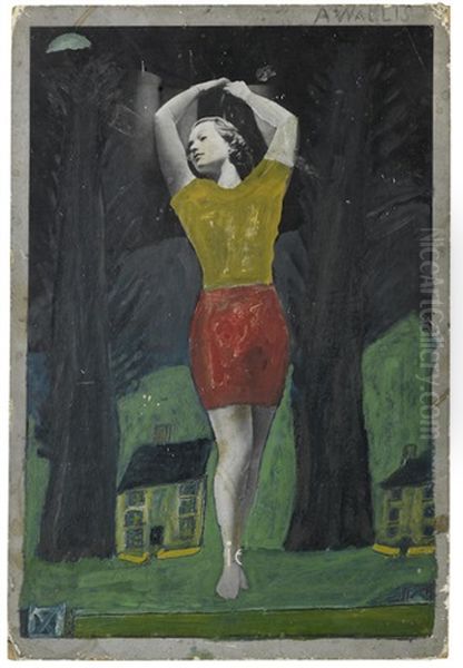 Girl, Trees & House - view 1