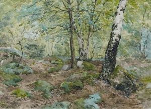 Foret A L'automne by Gustave Brisgand