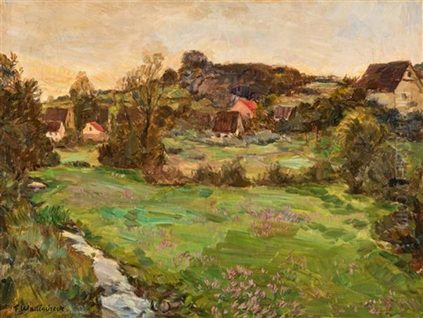 View Of A Village In A Hilly Landscape - view 1