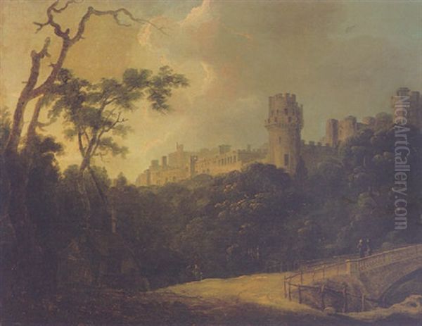View Of Warwick Castle From The Bridge - view 1