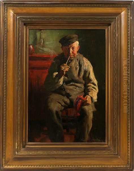 Man With Pipe - view 1