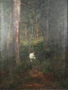 Woman In Forest by Christian J. Walter