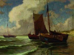 Fischerboote Am Strand