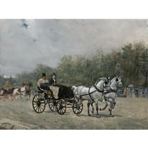 A Pleasant Sunday In The Park by Otto Walter