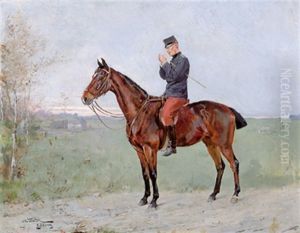 Zigarettenpause by Ottokar Walter