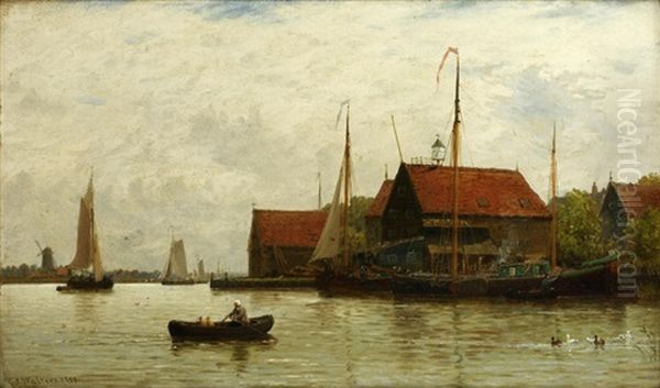 A Dutch Waterway - view 1
