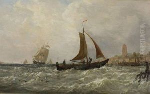 Fishing Boat In A Rough Sea thumbnail
