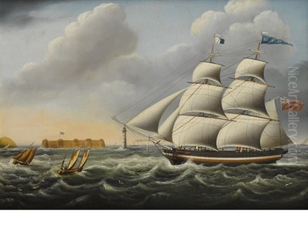 The Merchant Brig Blucher Outward Bound - view 1