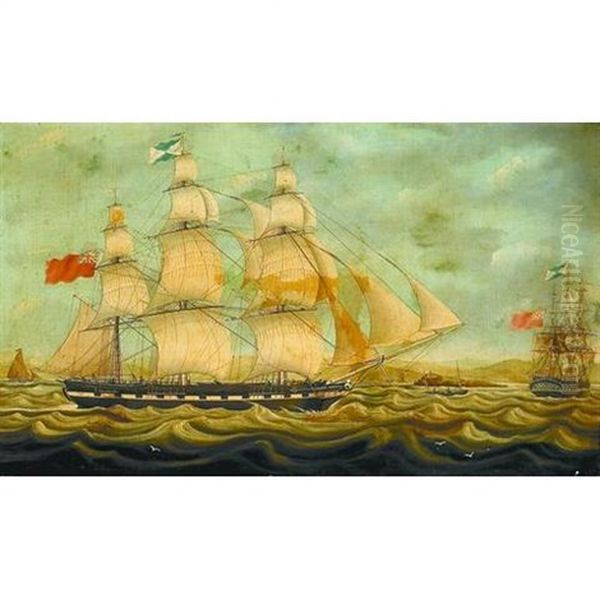 The Ship "david" Of Bristol, Off Flatholm Island - view 1
