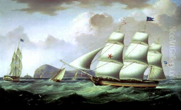 Portrait Of The American Ship "sheffield" Of New York, Broadside - view 1
