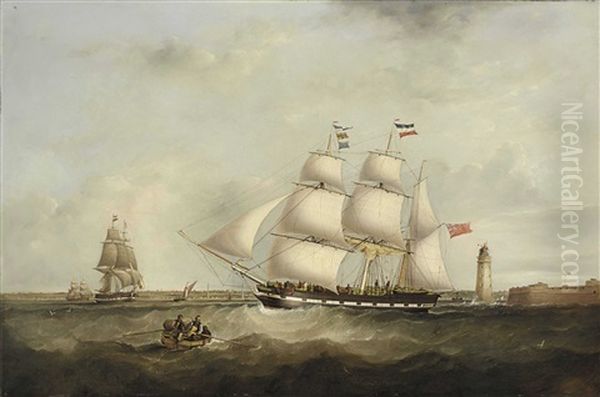 The 'gazelle' Entering The Mersey - view 1