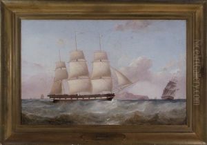 The American Ship Ellen Brooks Homeward Bound by Samuel Walters