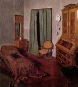Biedermeier-interieur by Carl Walther