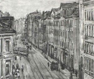 Leipzig - Blick Vom Atelier Auf Die Weststrase